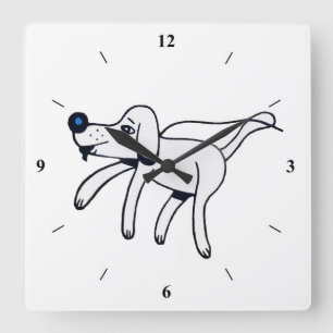 Reloj Cuadrado Walkies, Doggy.