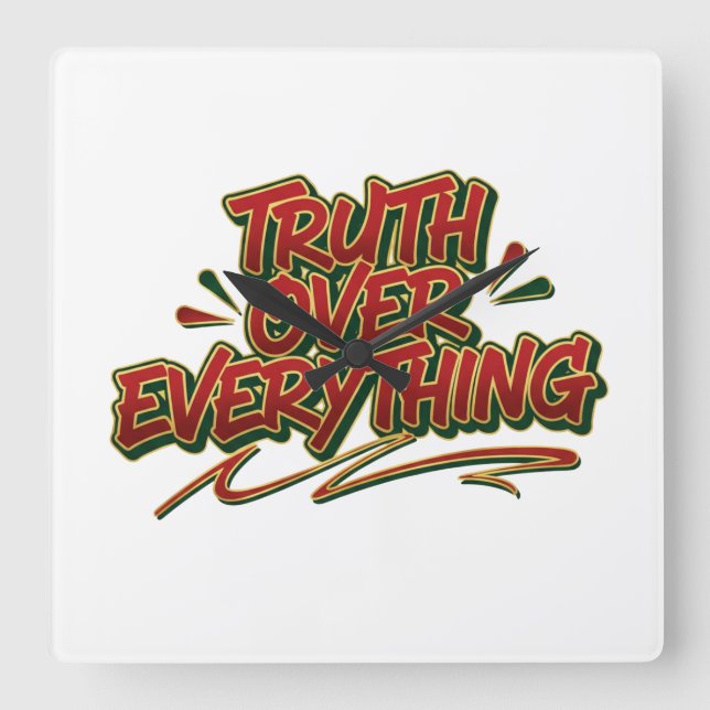 Reloj Cuadrado Wall Clock (Anverso)