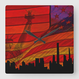 Reloj Cuadrado Wall Clock