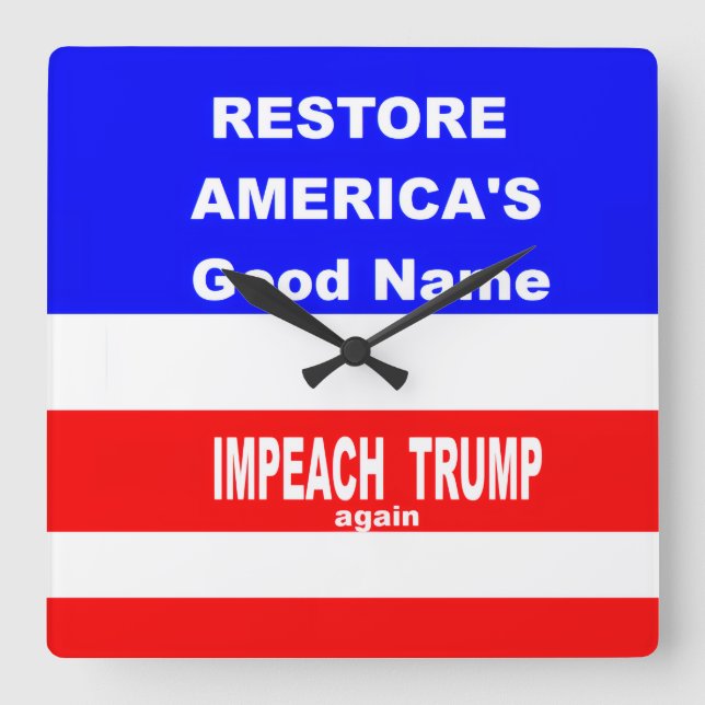 Reloj Cuadrado Wall Clock (Anverso)