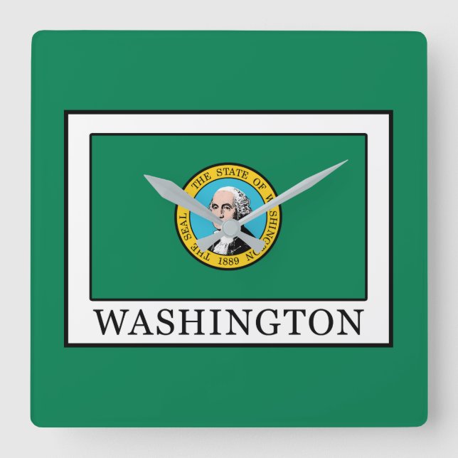 Reloj Cuadrado Washington (Anverso)