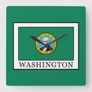 Reloj Cuadrado Washington