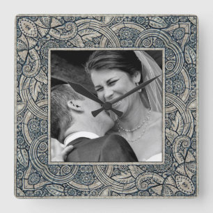 Reloj Cuadrado wedding memory photo clock