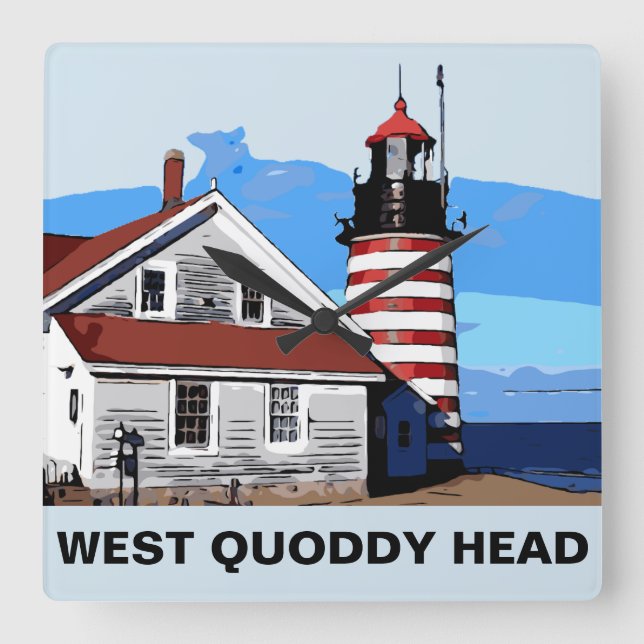 RELOJ CUADRADO WEST QUODDY HEAD (Anverso)