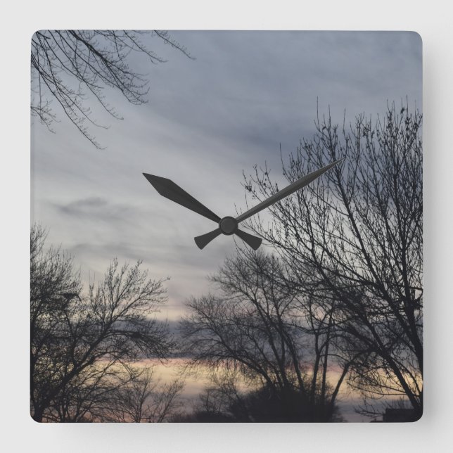 Reloj Cuadrado Whispers of Winter (Anverso)