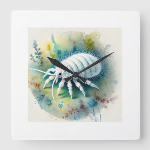 Reloj Cuadrado White Louse 091024AREF109 - Watercolor