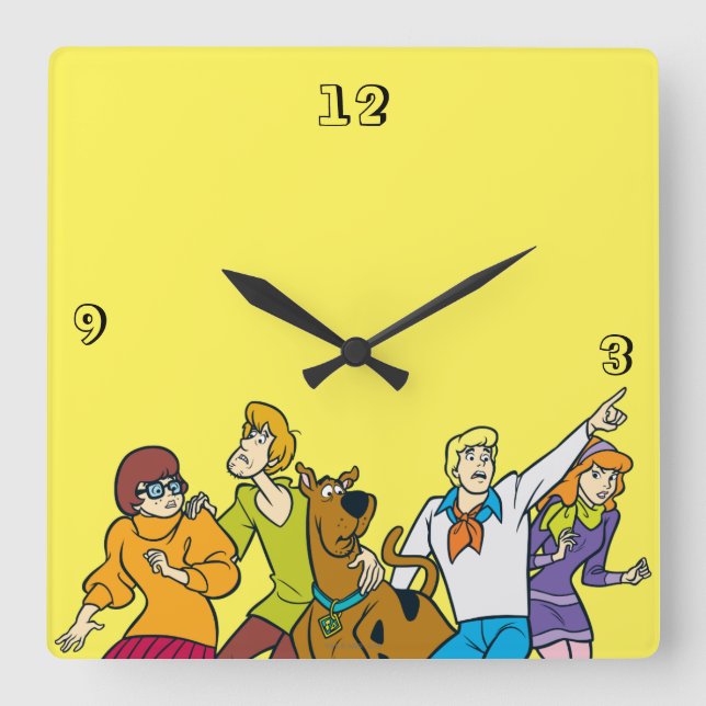 Reloj Cuadrado Whole Gang 13 Mystery Inc (Anverso)