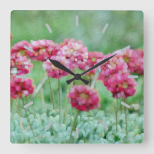 Reloj Cuadrado Widflowers