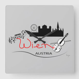 Reloj Cuadrado Wien, Austria - Österreich
