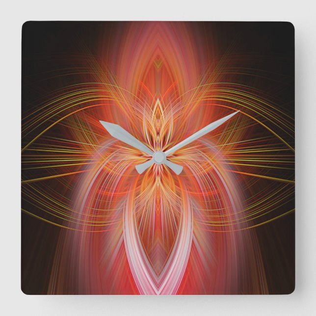 Reloj Cuadrado Wild Iris (Anverso)