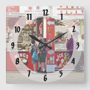 Reloj Cuadrado Wildwood NJ – Puesto de comida