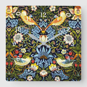 Reloj Cuadrado William Morris, ladrón de fresas