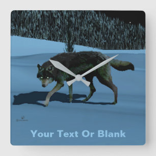 Reloj Cuadrado Winter Wolf - Tapetum Lucidum