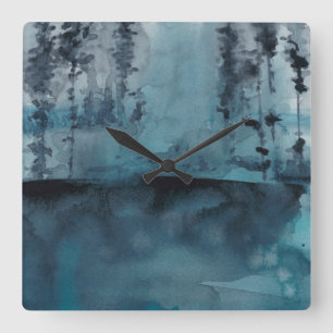 Reloj Cuadrado Winter Woods