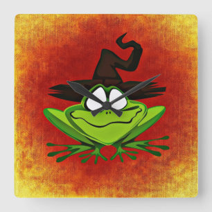 Reloj Cuadrado Witchy Frog