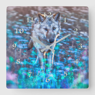 Reloj Cuadrado Wolf Puppy LONG MAY YOUR INNOCENCE REIGN