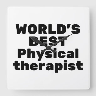 Reloj Cuadrado World's best Physical therapist