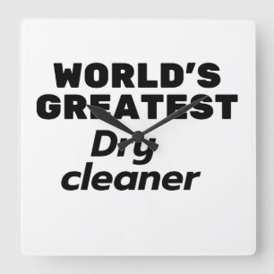 Reloj Cuadrado World's Greatest Dry Cleaner
