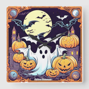 Reloj Cuadrado Wow Halloween Thrill