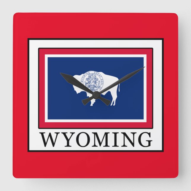 Reloj Cuadrado Wyoming (Anverso)