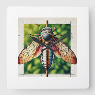 Reloj Cuadrado Xenofrea 260824IREF224 - Watercolor