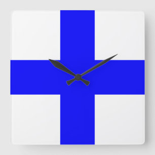 RELOJ CUADRADO XRAY BLUE CROSS