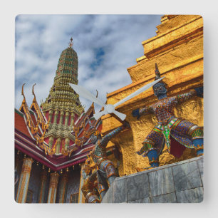 Reloj Cuadrado Yaksha at Wat Phra Kaeo