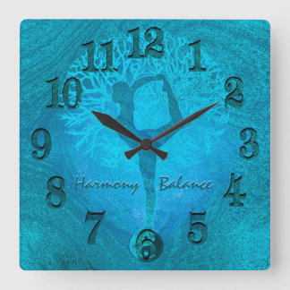 Reloj Cuadrado Yoga Ocean Breeze Yoga Yang