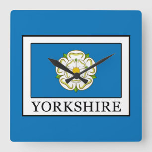 Reloj Cuadrado Yorkshire County England