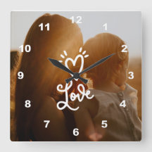 Your Own Photo Love Heart White