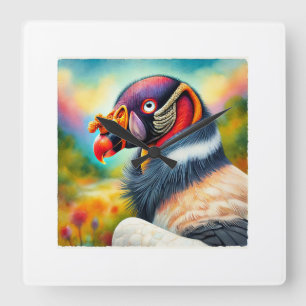 Reloj Cuadrado Zamuro Vulture 280824AREF127 - Watercolor