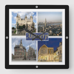 Reloj Cuadrado zBE008 ANTWERP Bélgica,