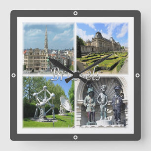 Reloj Cuadrado zBE009 BRUSELAS Bruselas Bélgica,