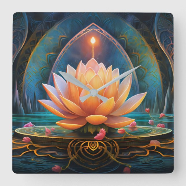 Reloj Cuadrado Zen Wall Clock (Anverso)