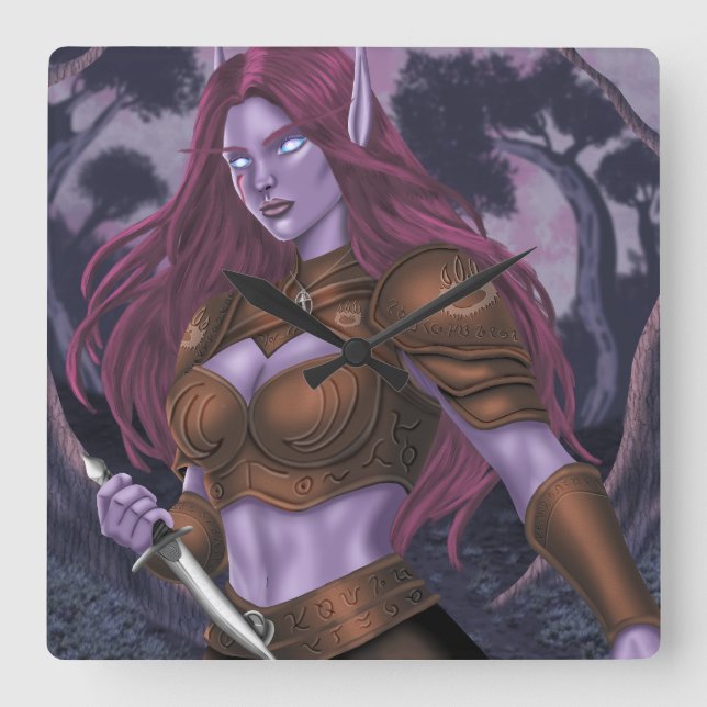 Reloj Cuadrado Zendyr en el bosque (Anverso)