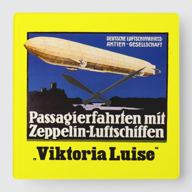 Reloj Cuadrado Zeppelin Viktoria Luise (Anverso)