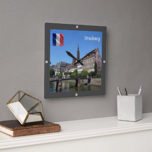 Reloj Cuadrado zFR142 STRASBOURG, Francia,