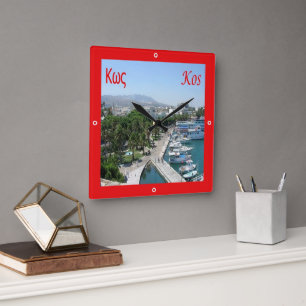 Reloj Cuadrado zGR055 KOS, Grecia,