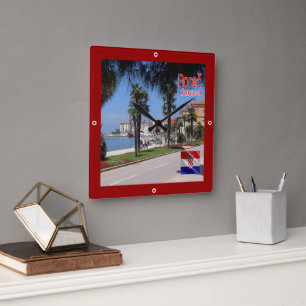 Reloj Cuadrado zHR010 POREC, Croacia,