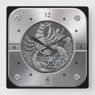 Reloj Cuadrado Zodiac ~ Cáncer ~ Celestial ~ Astrología occidenta