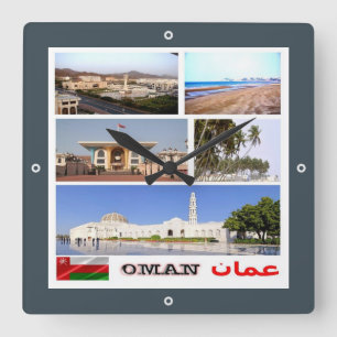 Reloj Cuadrado zOM006 me encanta el mosaico OMAN, Asia,