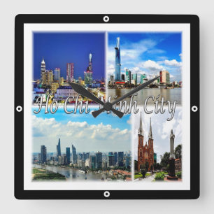 Reloj Cuadrado zVN013 HO CHI MINH City SAIGON, Mosaic,