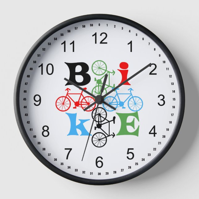 Reloj Cuatro bicicletas (Anverso)