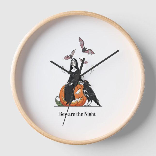 Reloj Cuidado con la Nun de la fantasía nocturna (Anverso)
