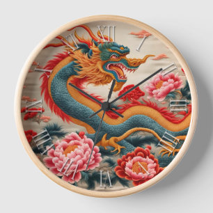 Reloj Cumpleaños del Zodiaco del Dragón del Año Nuevo Ch
