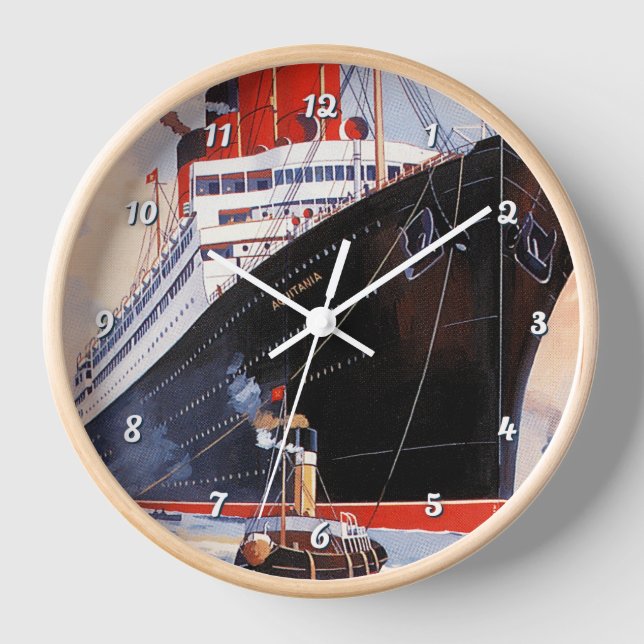 RELOJ CUNARD OCEAN LINER AQUITANIA (Anverso)