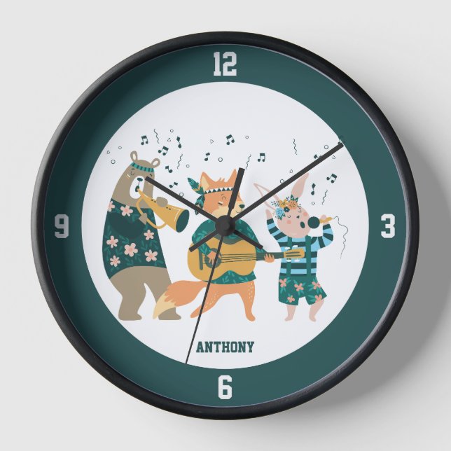 Reloj Cute Animals Bend (Anverso)