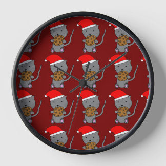 Reloj Cute Christmas Cat