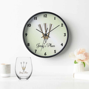 Reloj Dardos Diseñar números negros personales