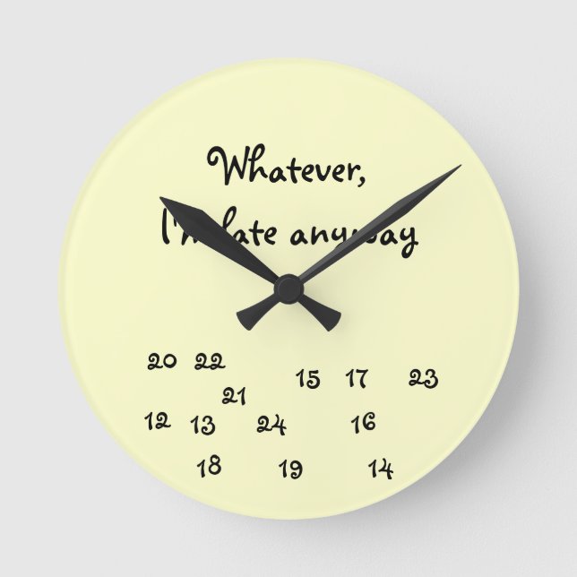 Reloj de 24 horas (Anverso)